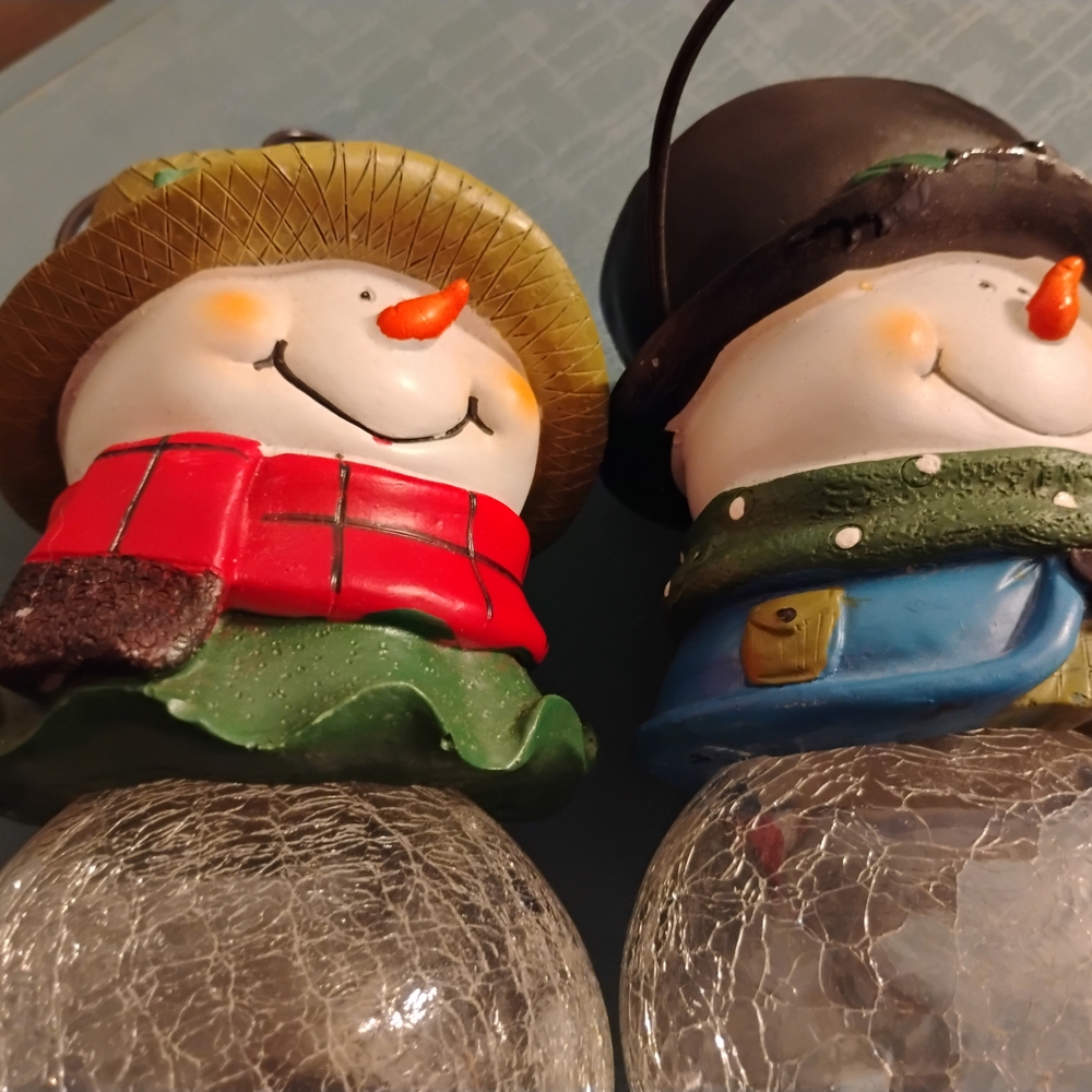 Festive Snowman Holiday Decor Set